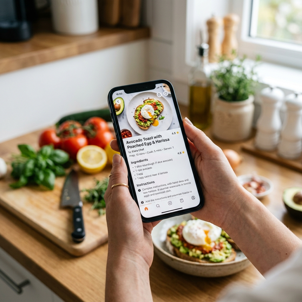 Application en cuisine